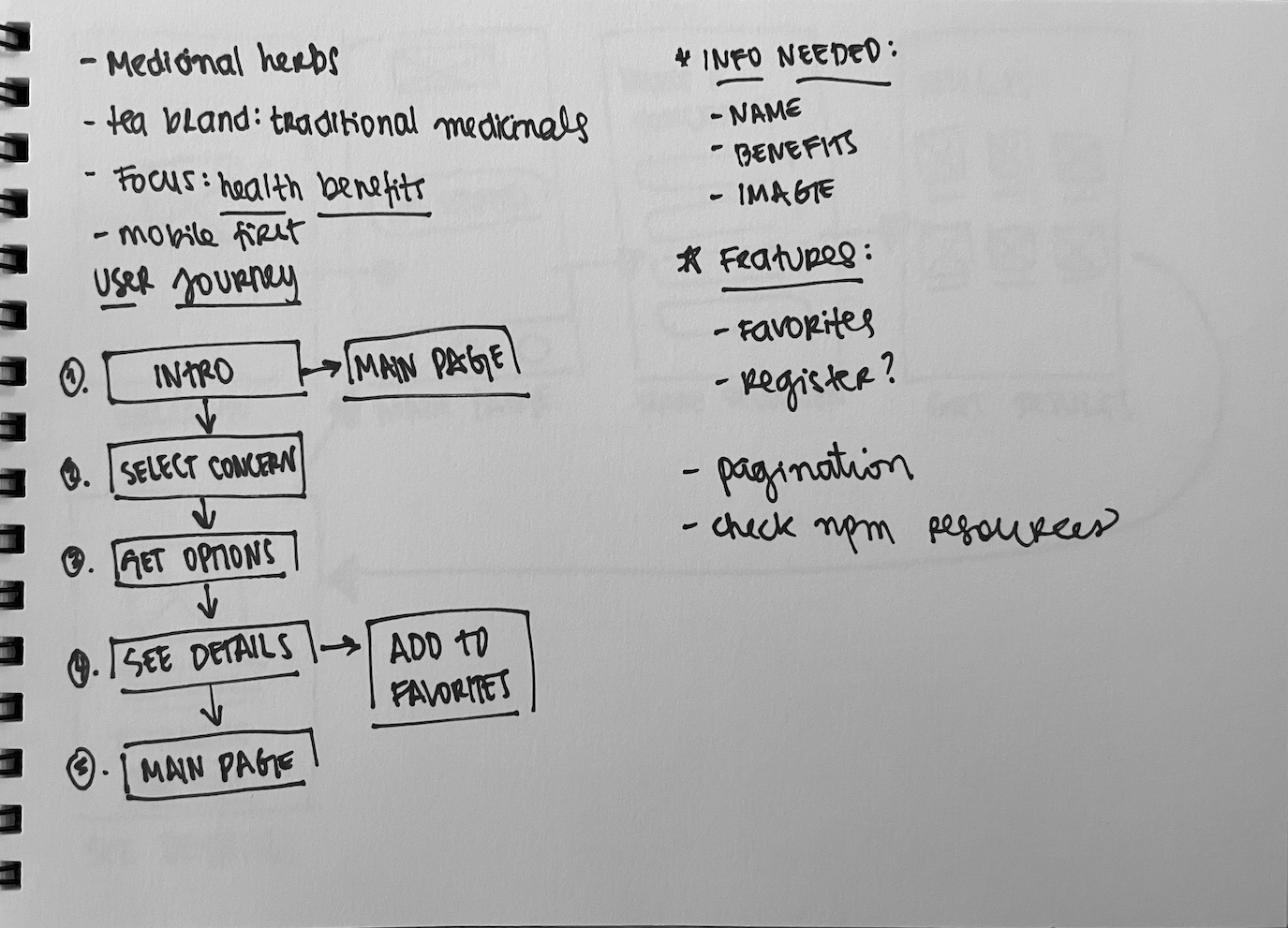 initial ideas